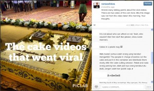 Ranoadidas Cake videos went viral